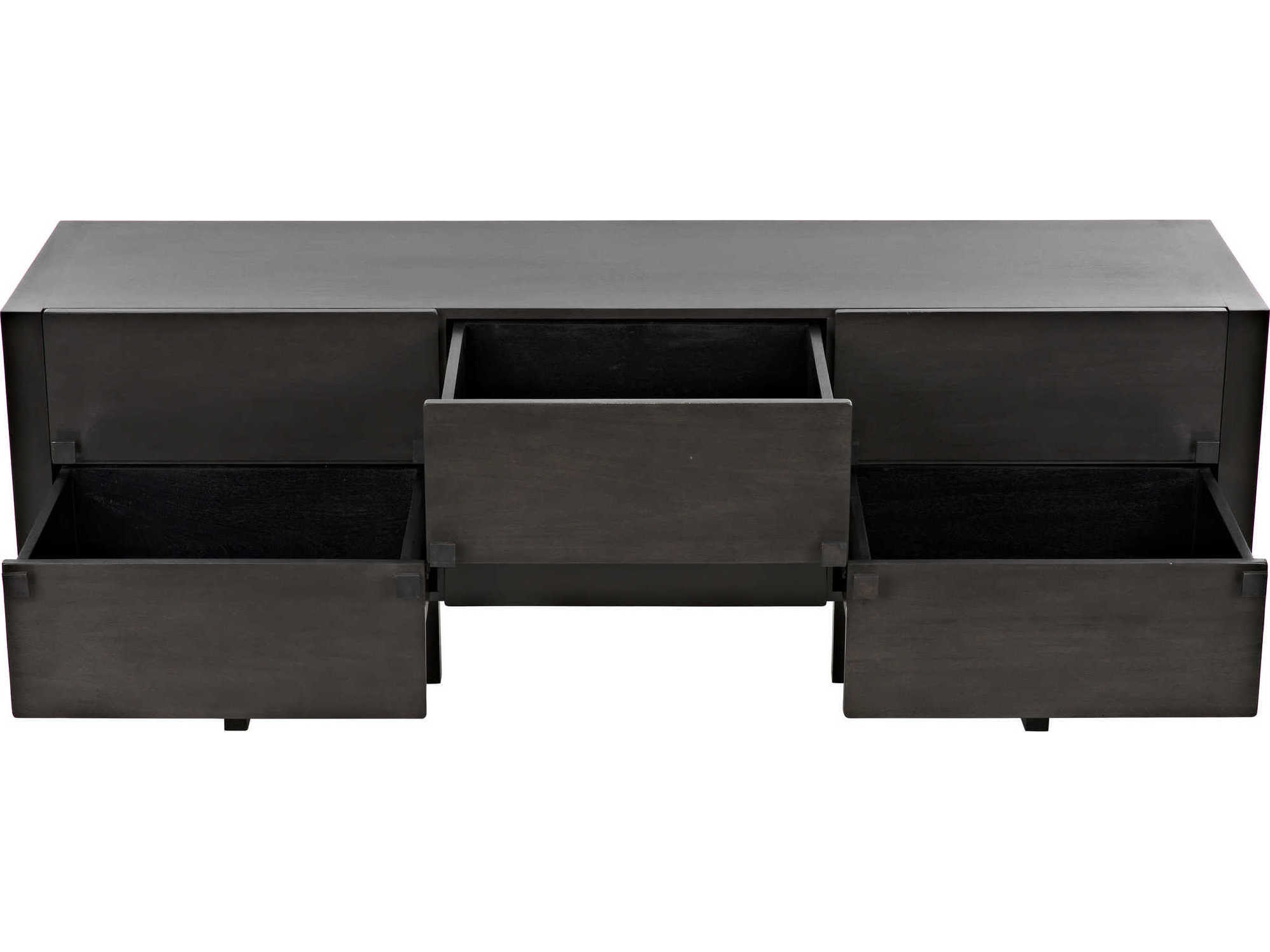 Noir 80" Mahogany Wood Two Tone Pale Sideboard