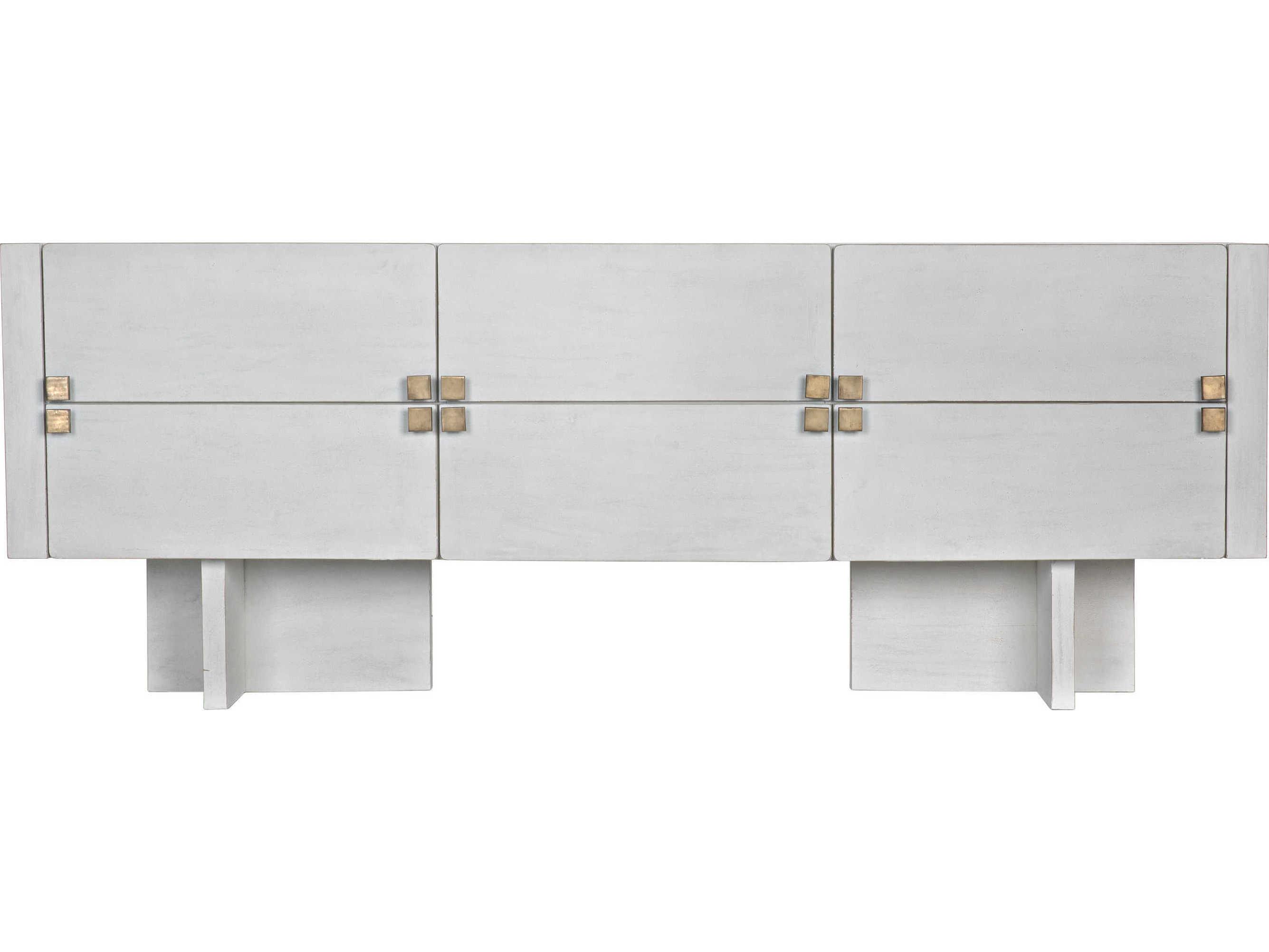 Noir 80" Mahogany Wood Sideboard