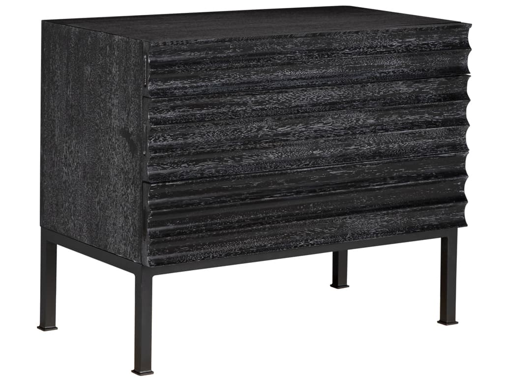 Noir Arturo Rectangular Wood Console Table