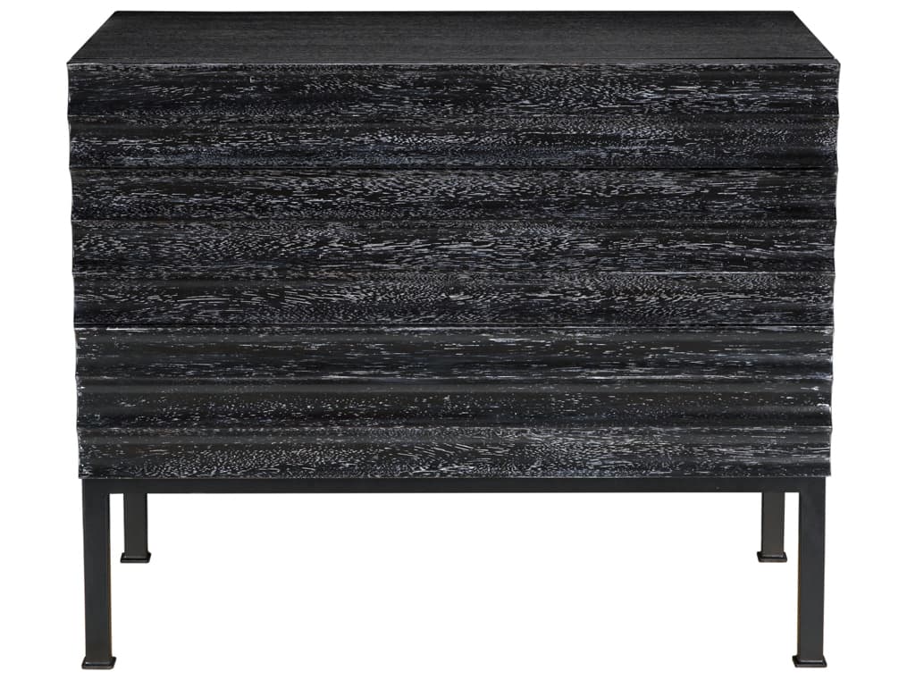 Noir Arturo Rectangular Wood Console Table