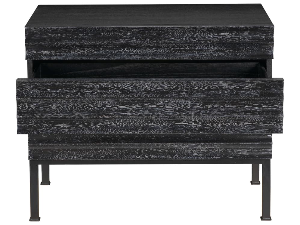 Noir Arturo Rectangular Wood Console Table