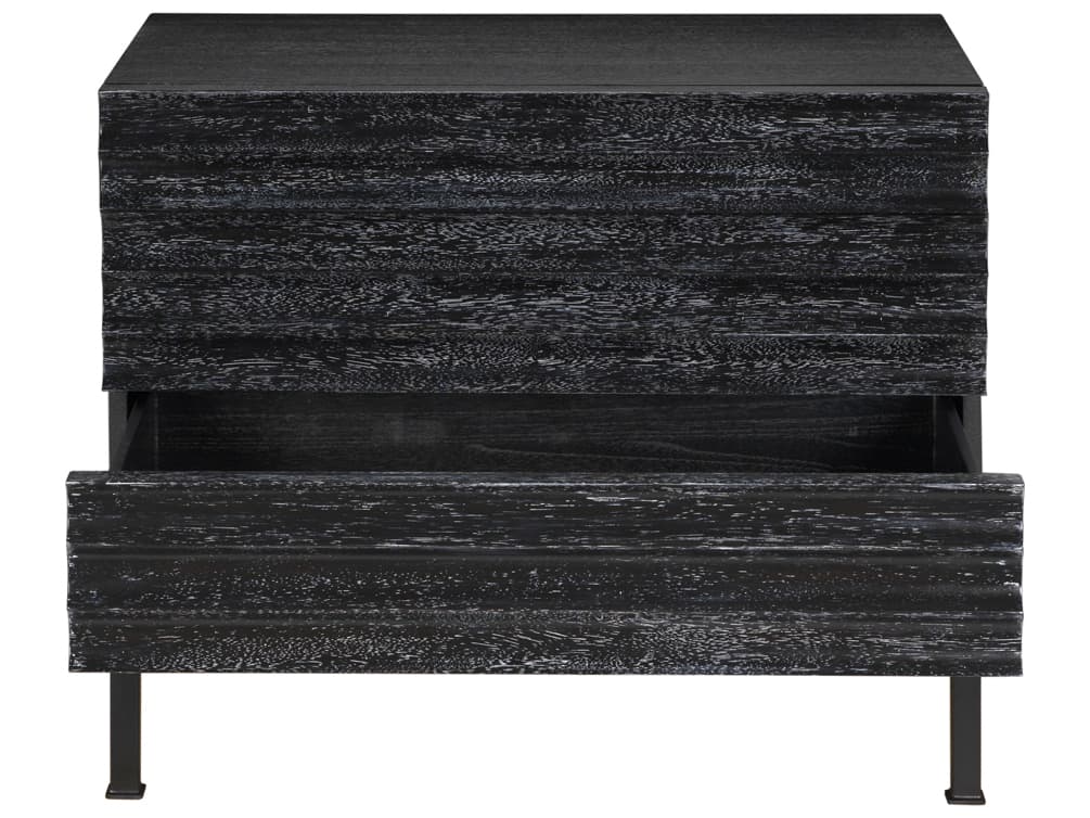 Noir Arturo Rectangular Wood Console Table