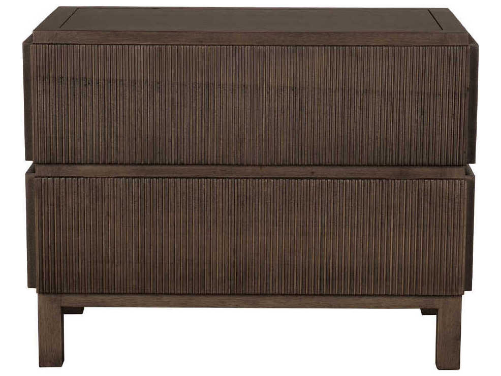Noir Plato 38" Walnut Wood Greige Sideboard