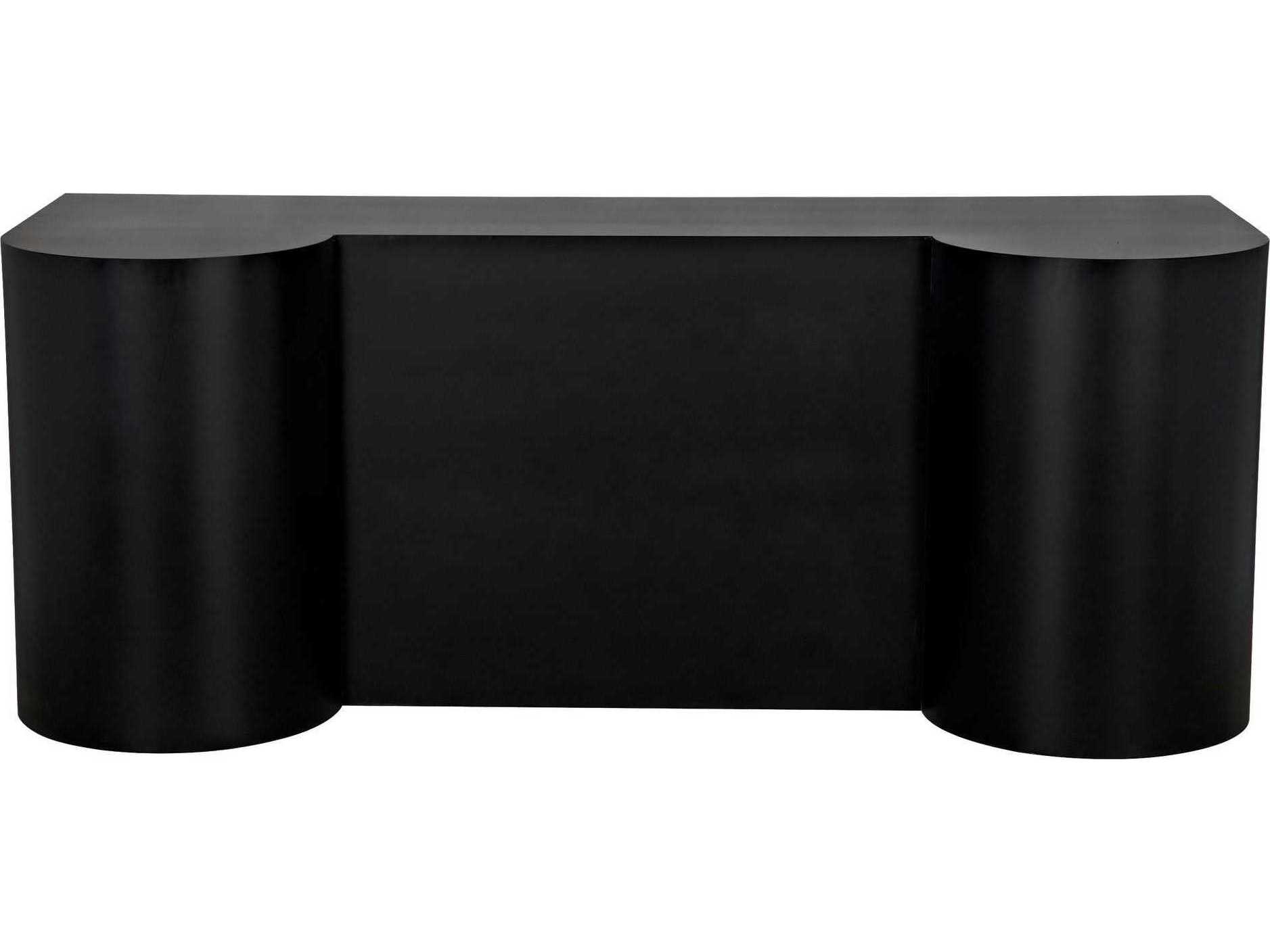 Noir Matte Black Computer Desk