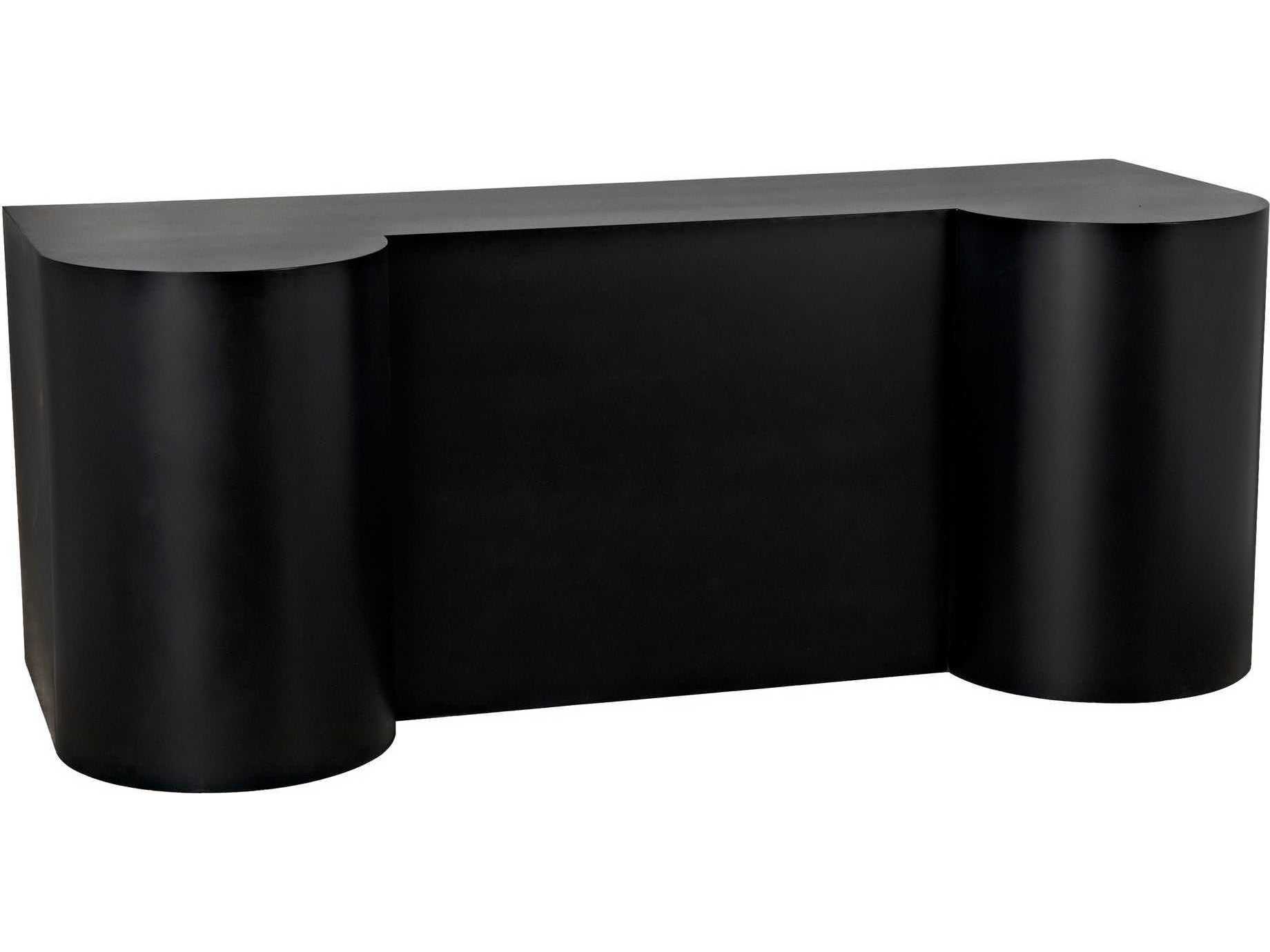 Noir Matte Black Computer Desk