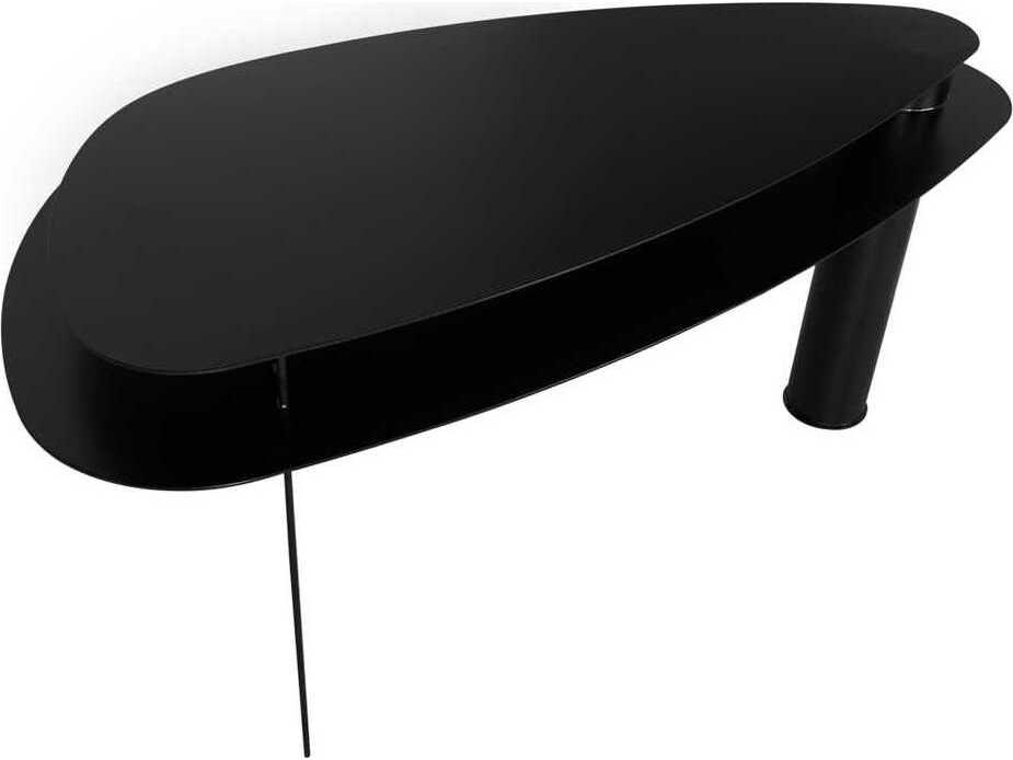 Noir Sita Matte Black Computer Desk