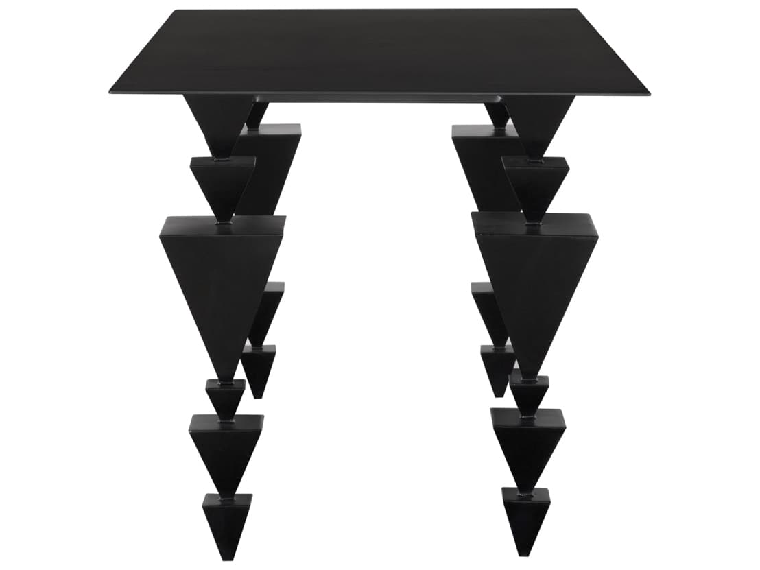 Noir Sagrada Matte Black Writing Desk