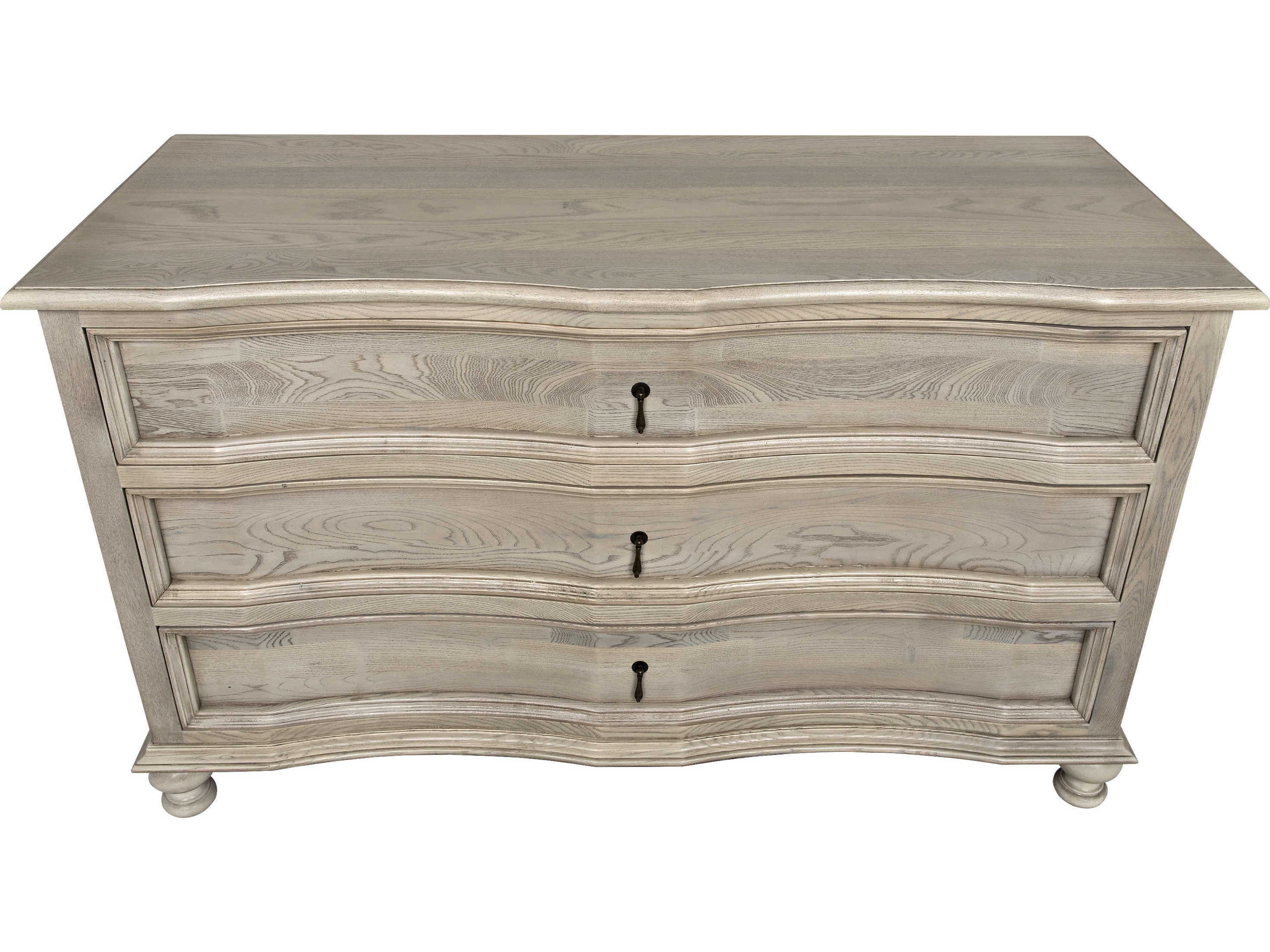 Noir Bedroom Storage Vintage Grey Elm Wood Accent Chest