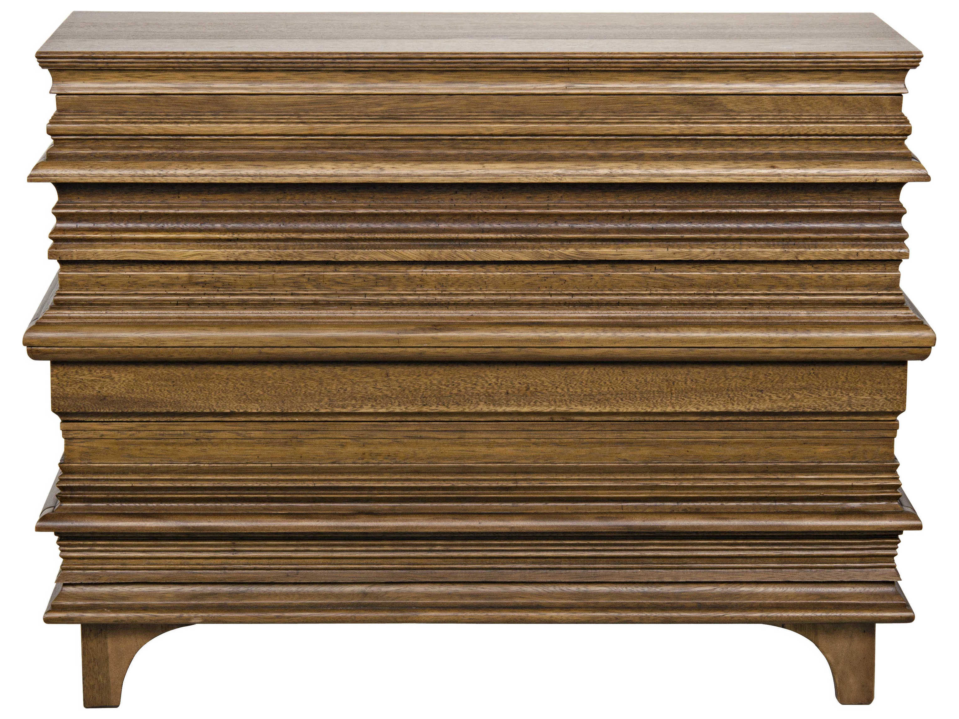 Noir Bedroom Storage Dark Walnut Brown Wood Accent Chest