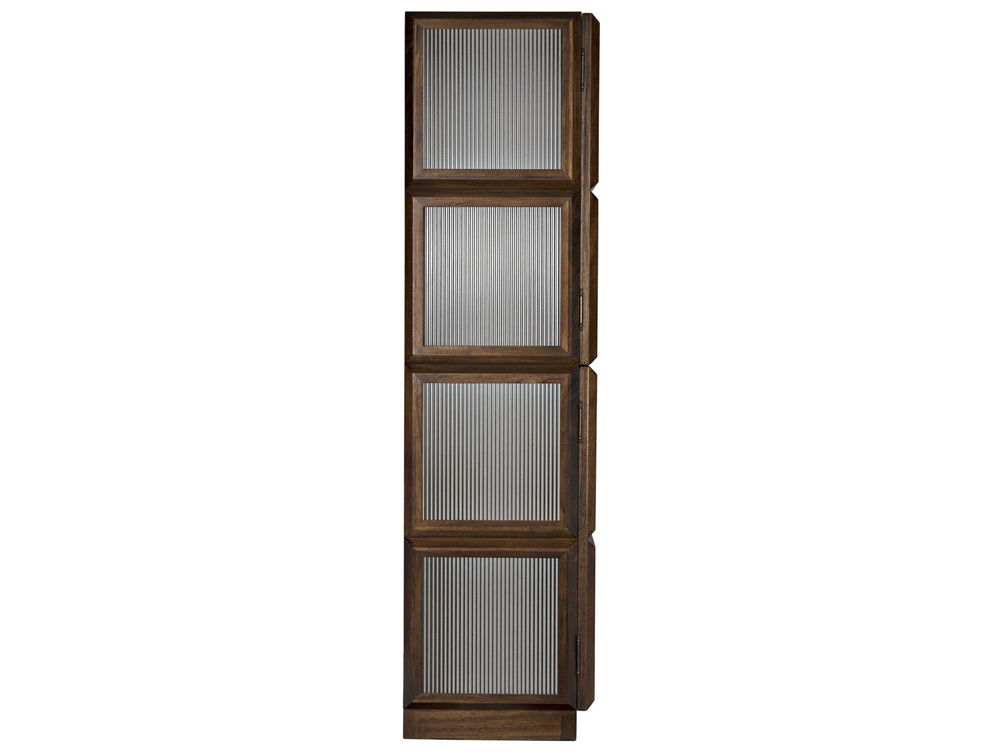Noir Collins Walnut Wood Dark Display Cabinet