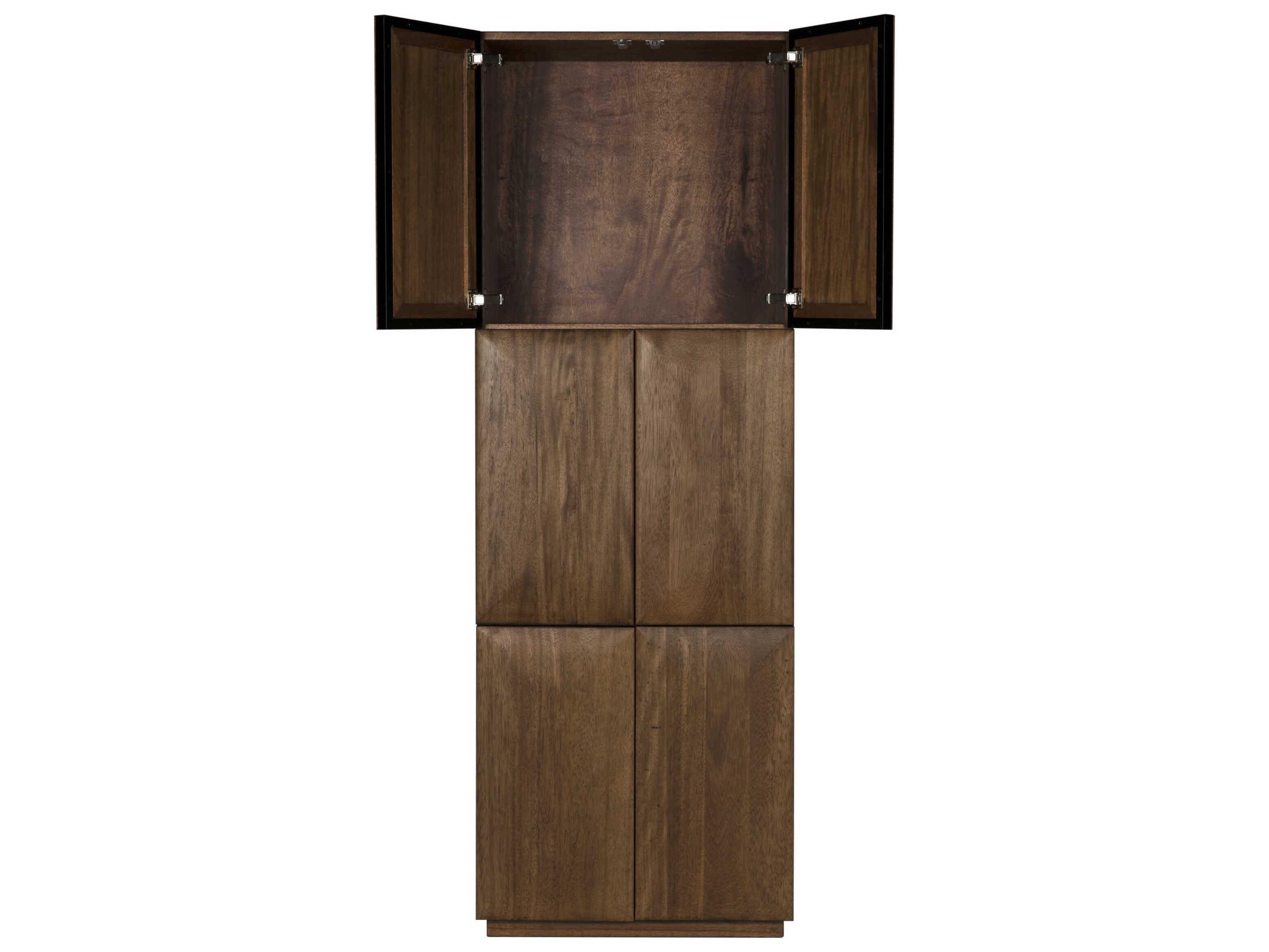 Noir Lucas 30" Dark Walnut Hutch