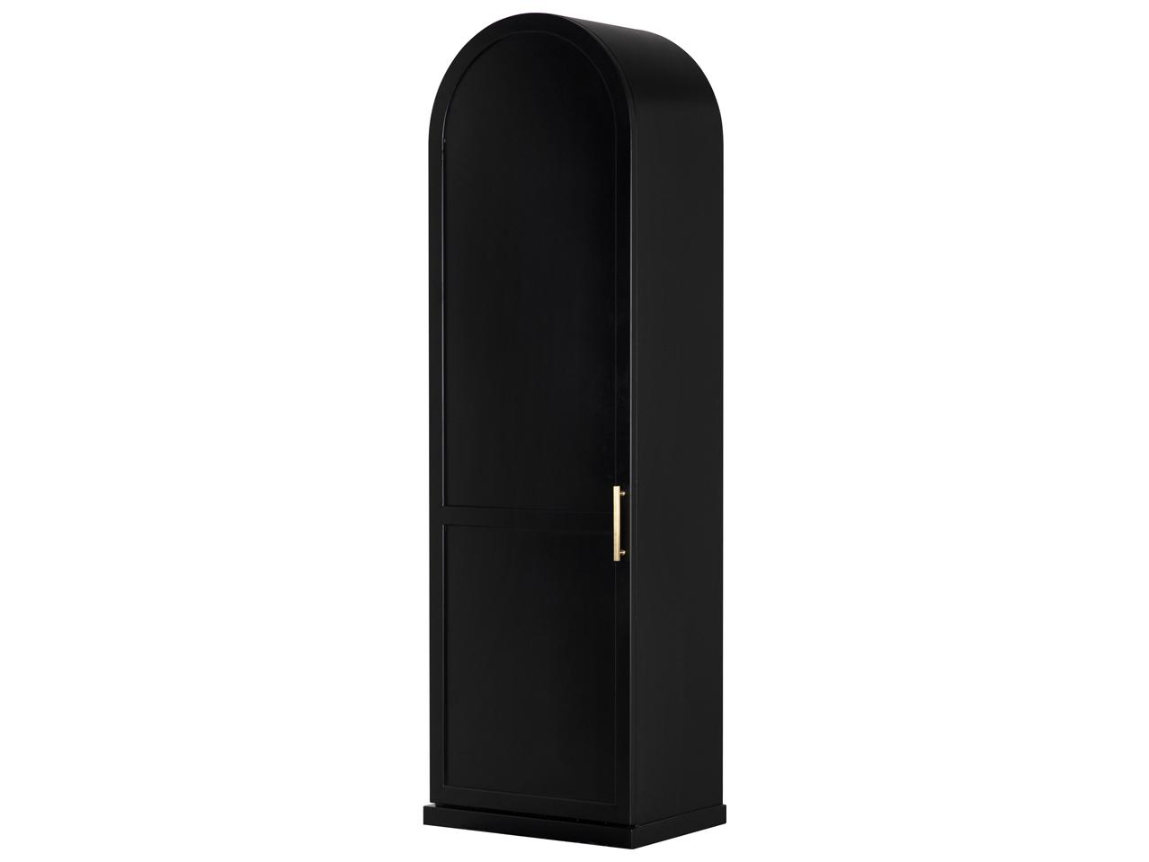 Noir New Tyrol Matte Black Display Cabinet