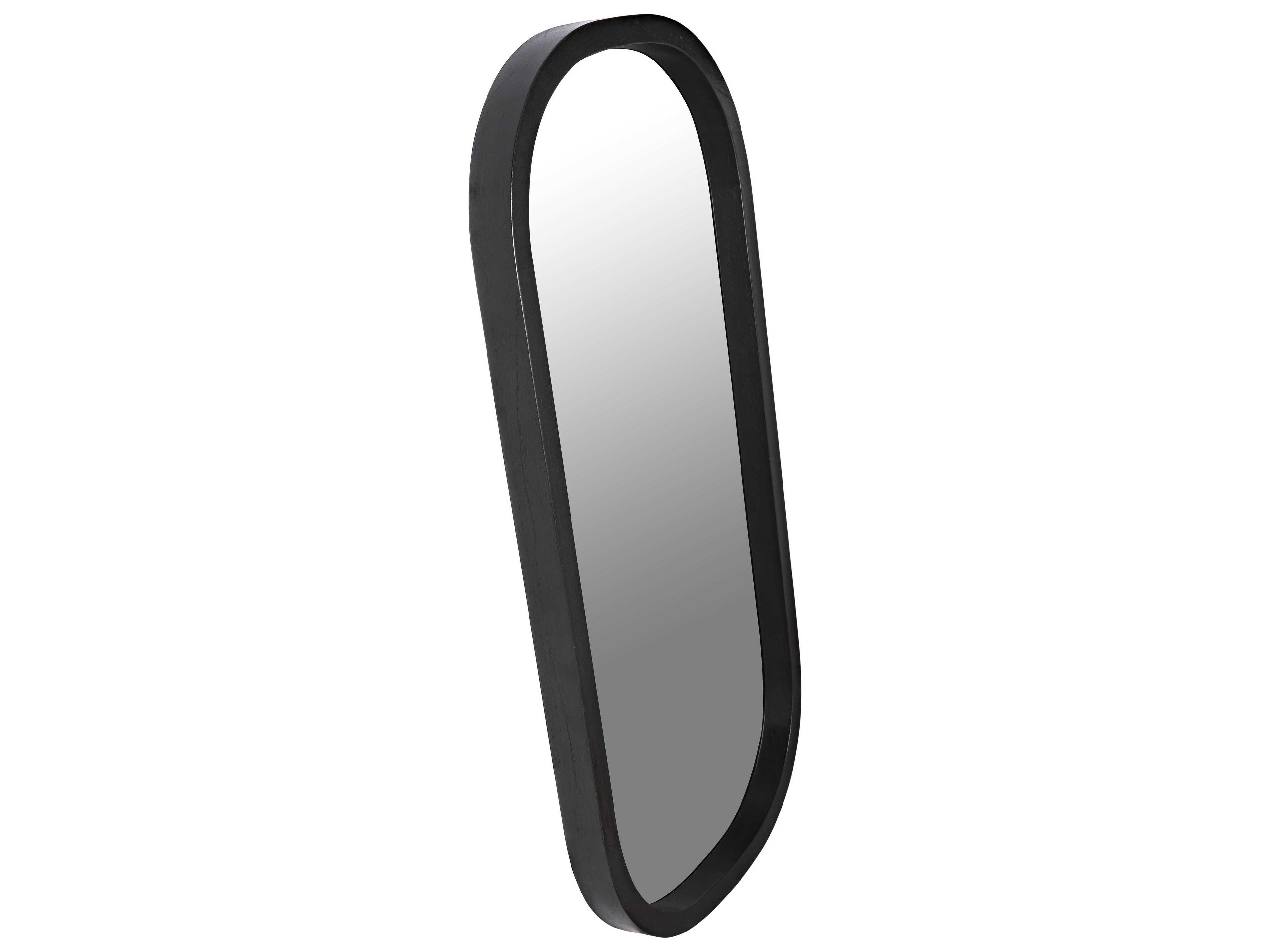 Noir Gorky Oval Wall Mirror