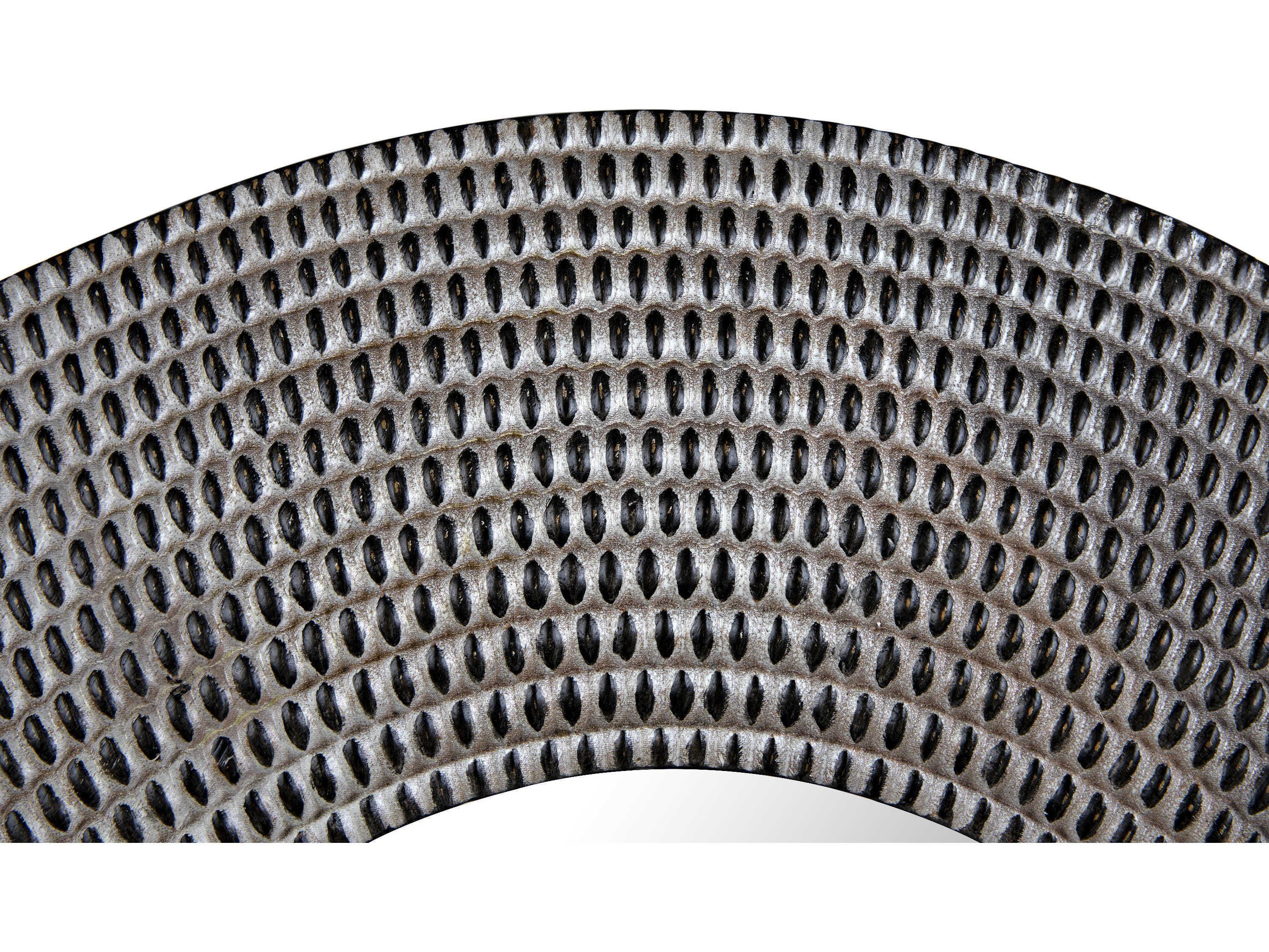 Noir Ebony Walnut And White Wall Mirror