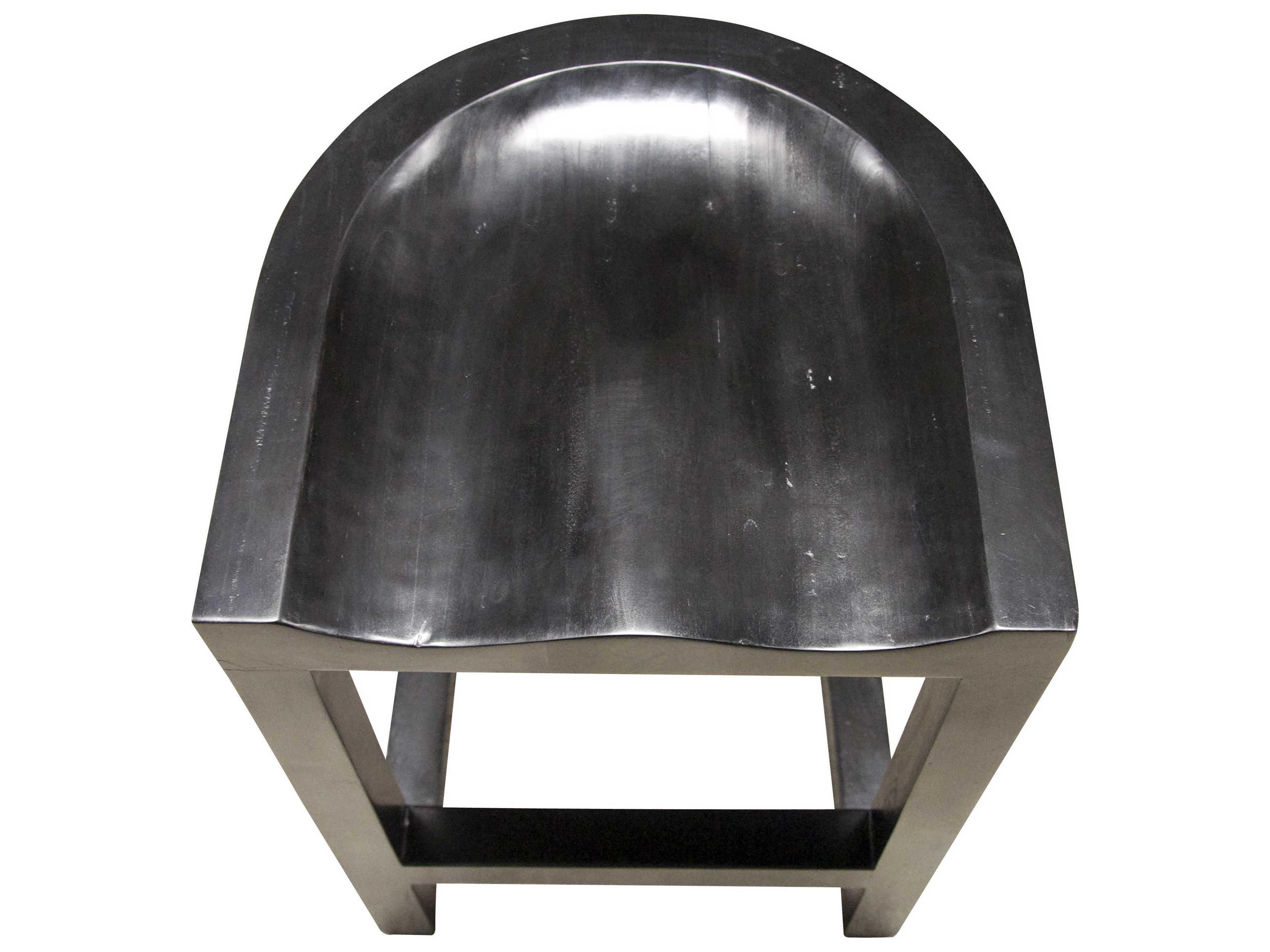 Noir Mahogany Wood Hand Rubbed Black Counter Stool