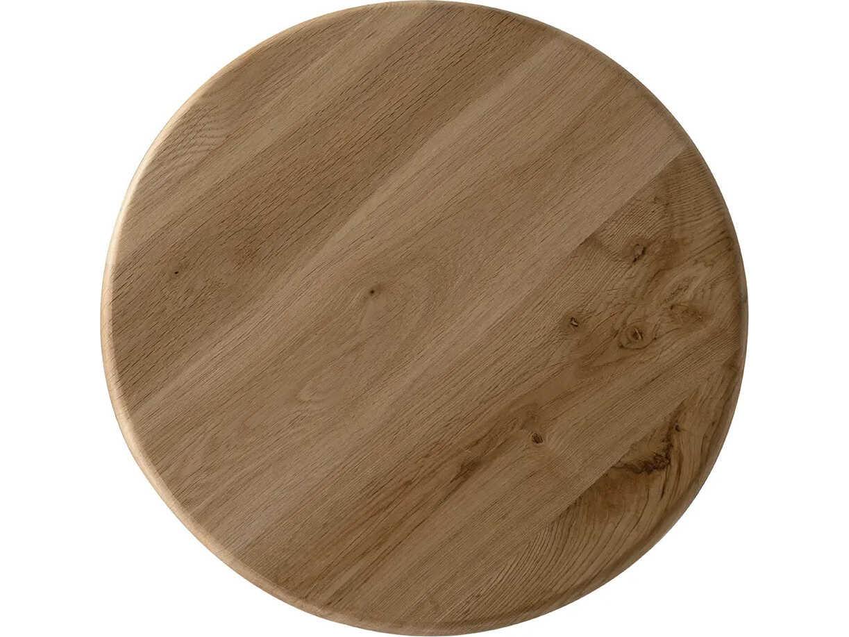 Noir Nagoya Matte Black Oak Wood Bar Stool