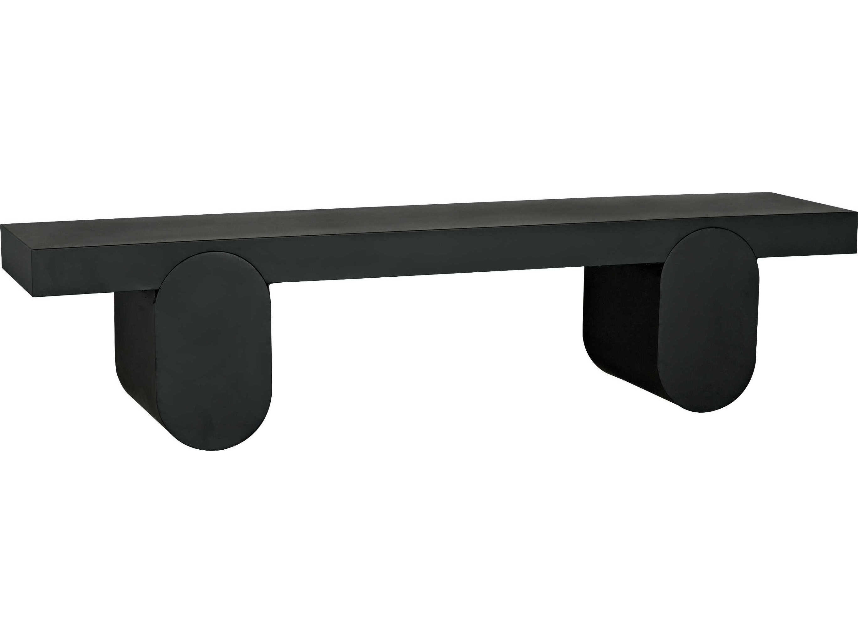 Noir Rectangular Steel Coffee Table