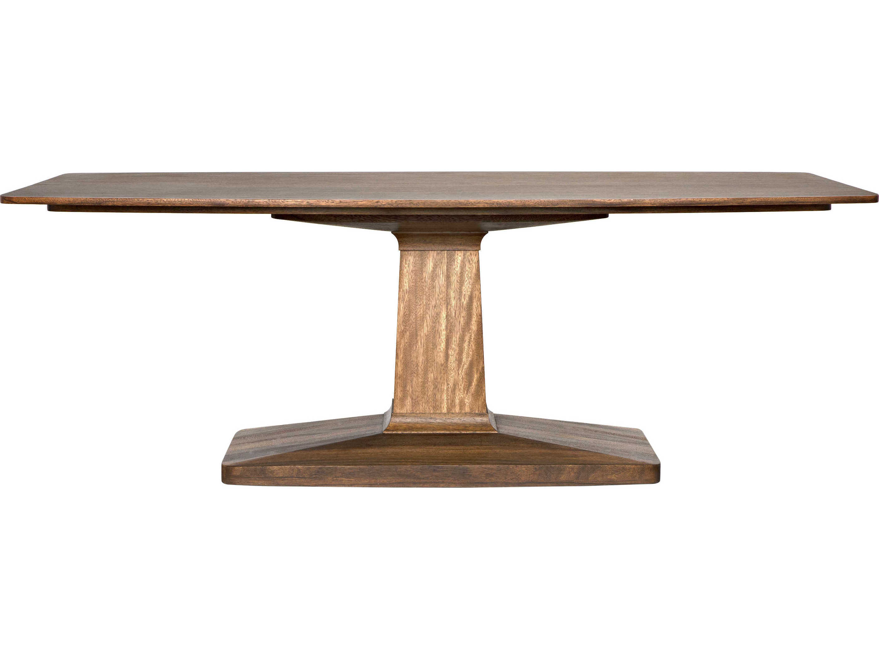 Noir Travis Rectangular Wood Dark Walnut Dining Table
