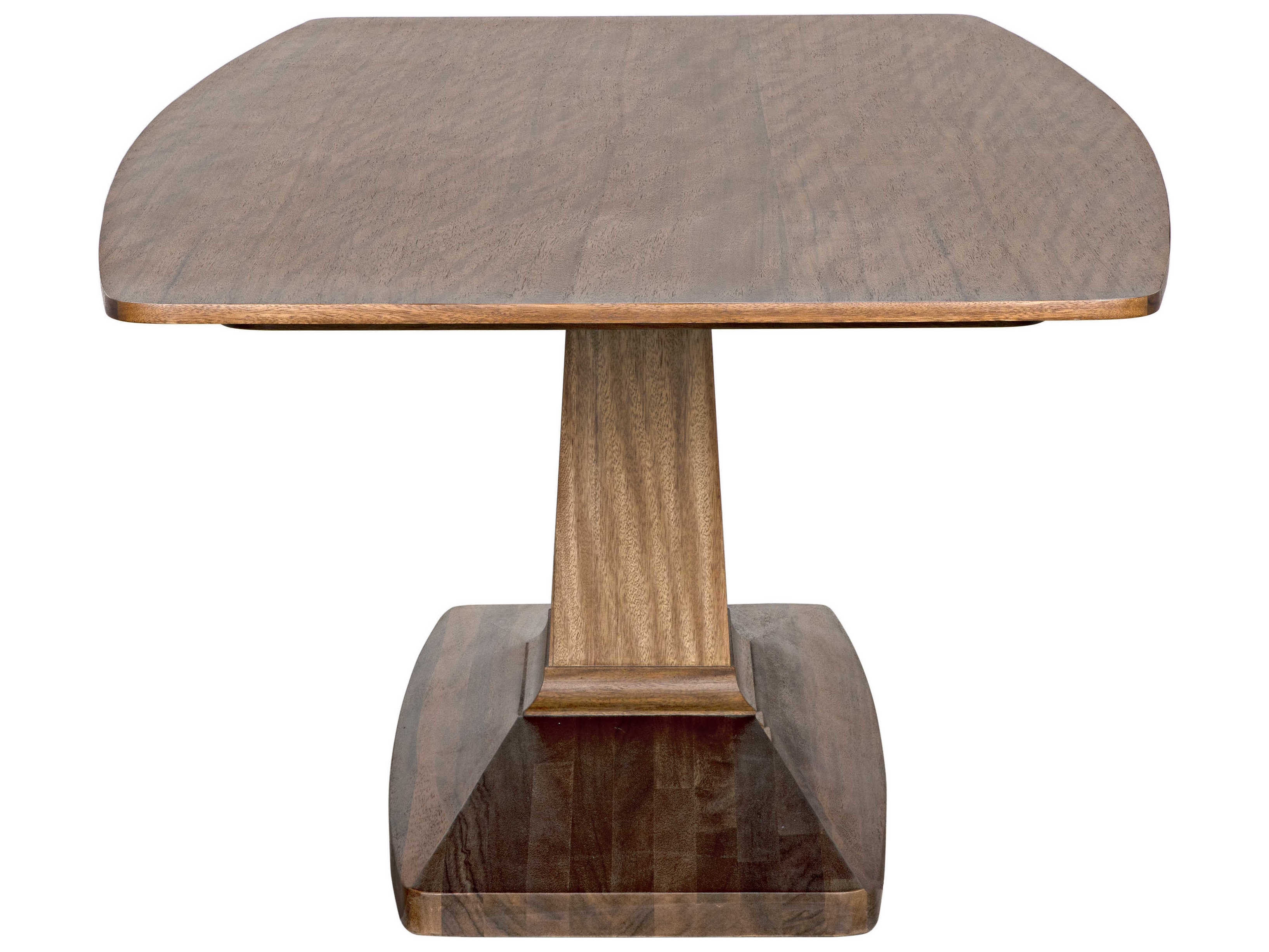 Noir Travis Rectangular Wood Dark Walnut Dining Table