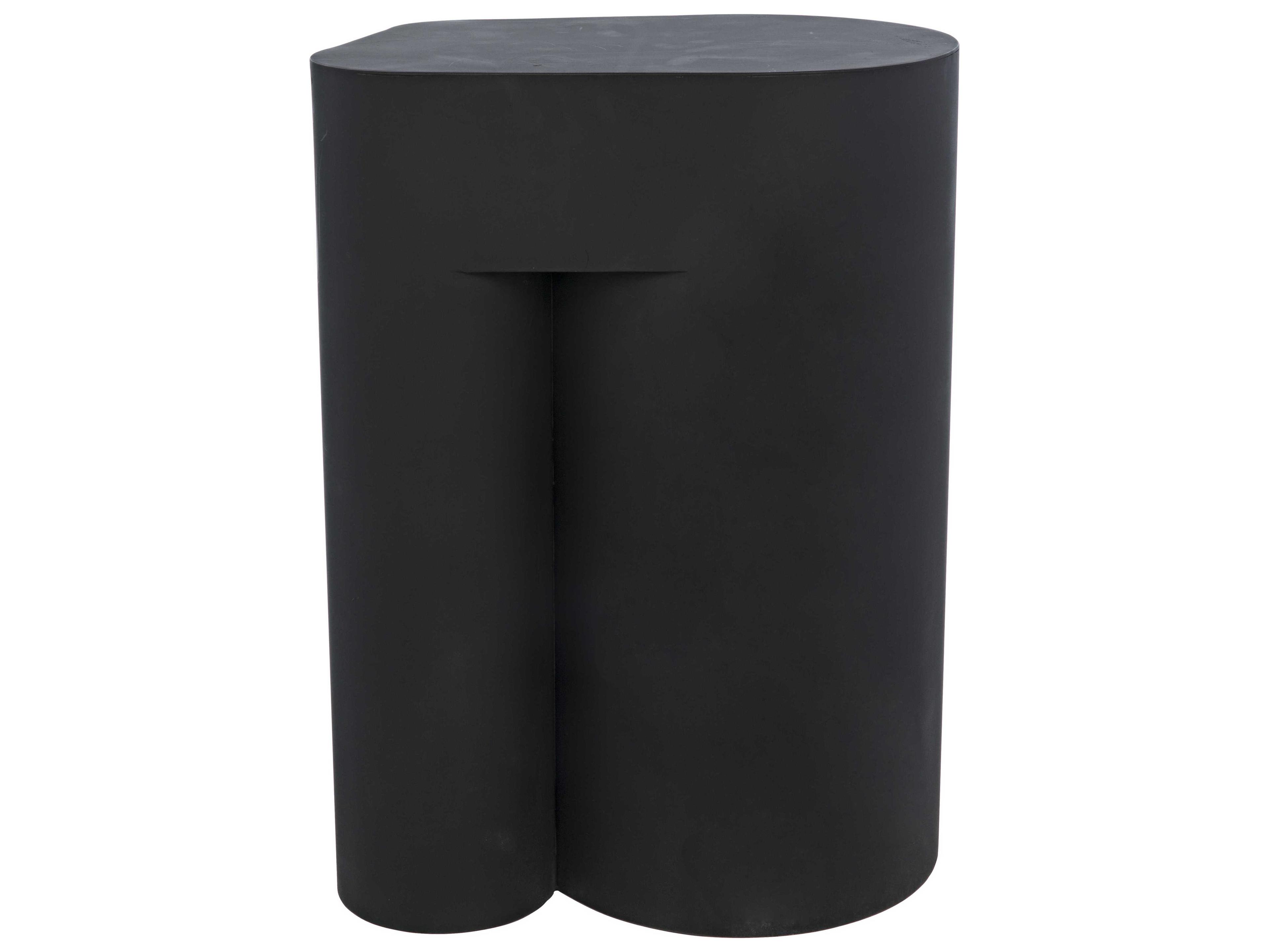 Noir Metal Black End Table