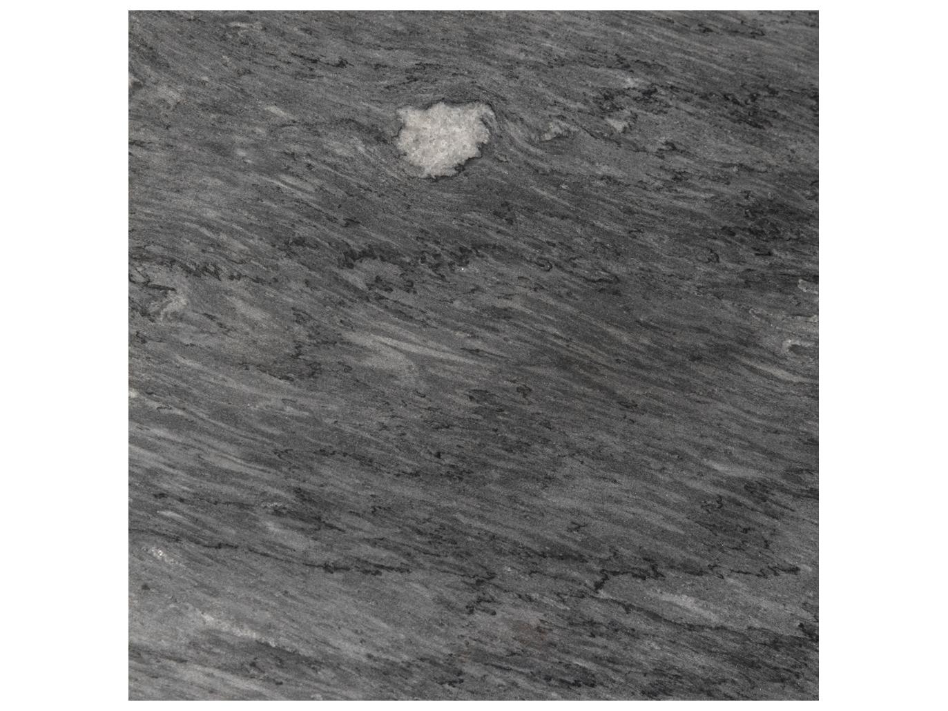 Noir Nara Round Marble Aged Brass Black End Table