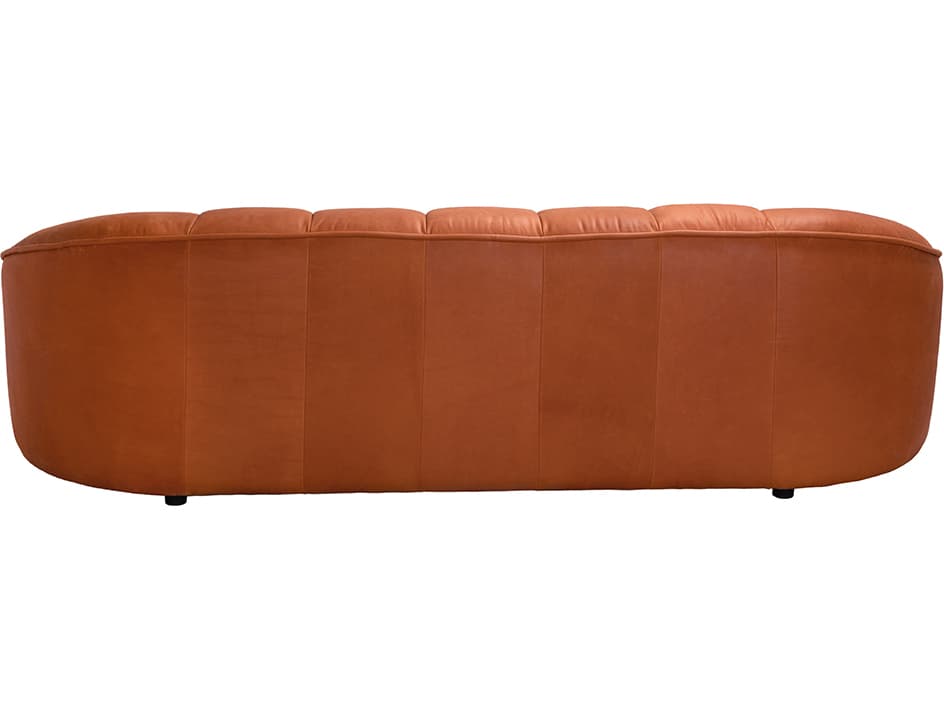 Noir Amadeus Roman Red Leather Sofa