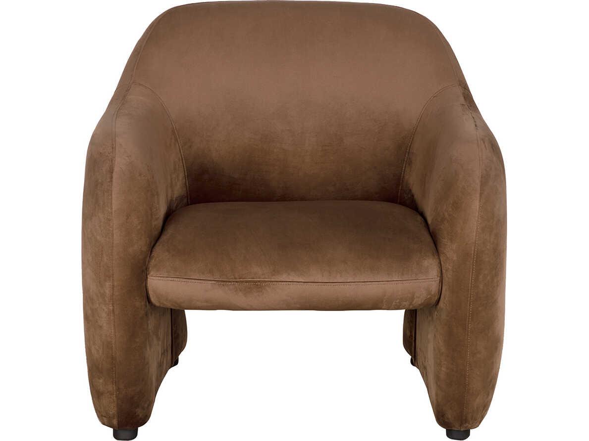 Noir Marx Brown Accent Chair