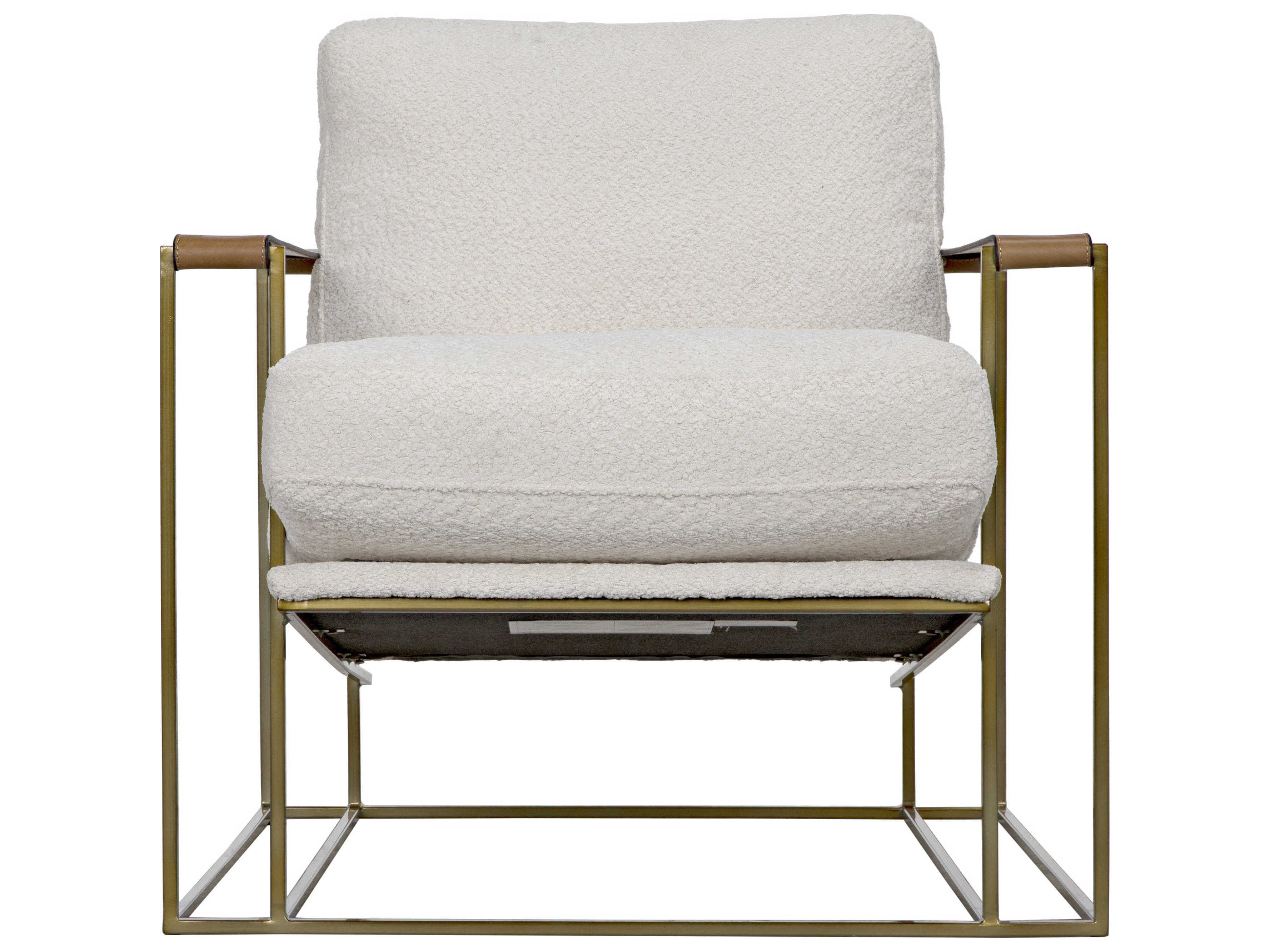 Noir Gold Fabric Accent Chair