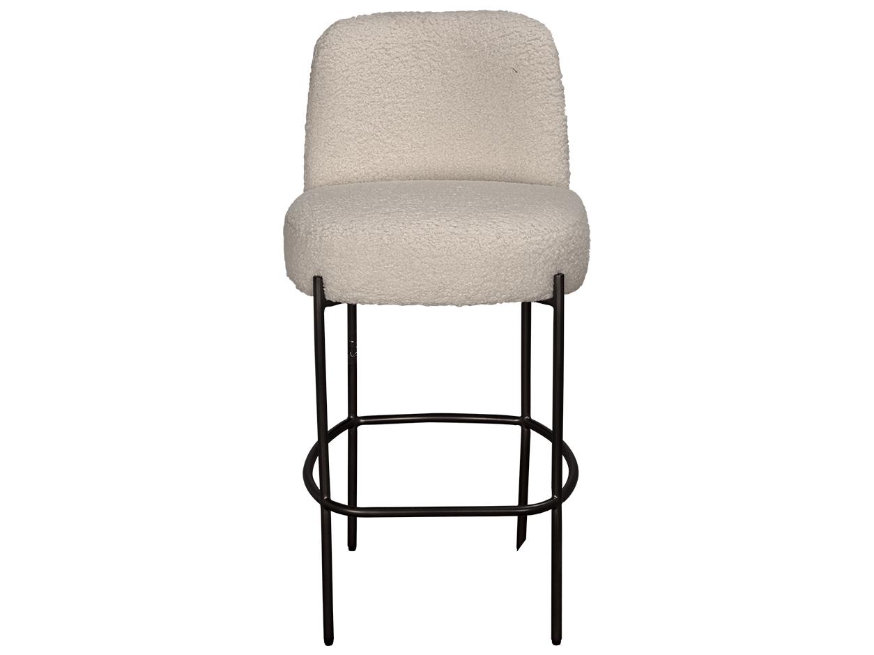 Noir Darwin Upholstered Counter Stool