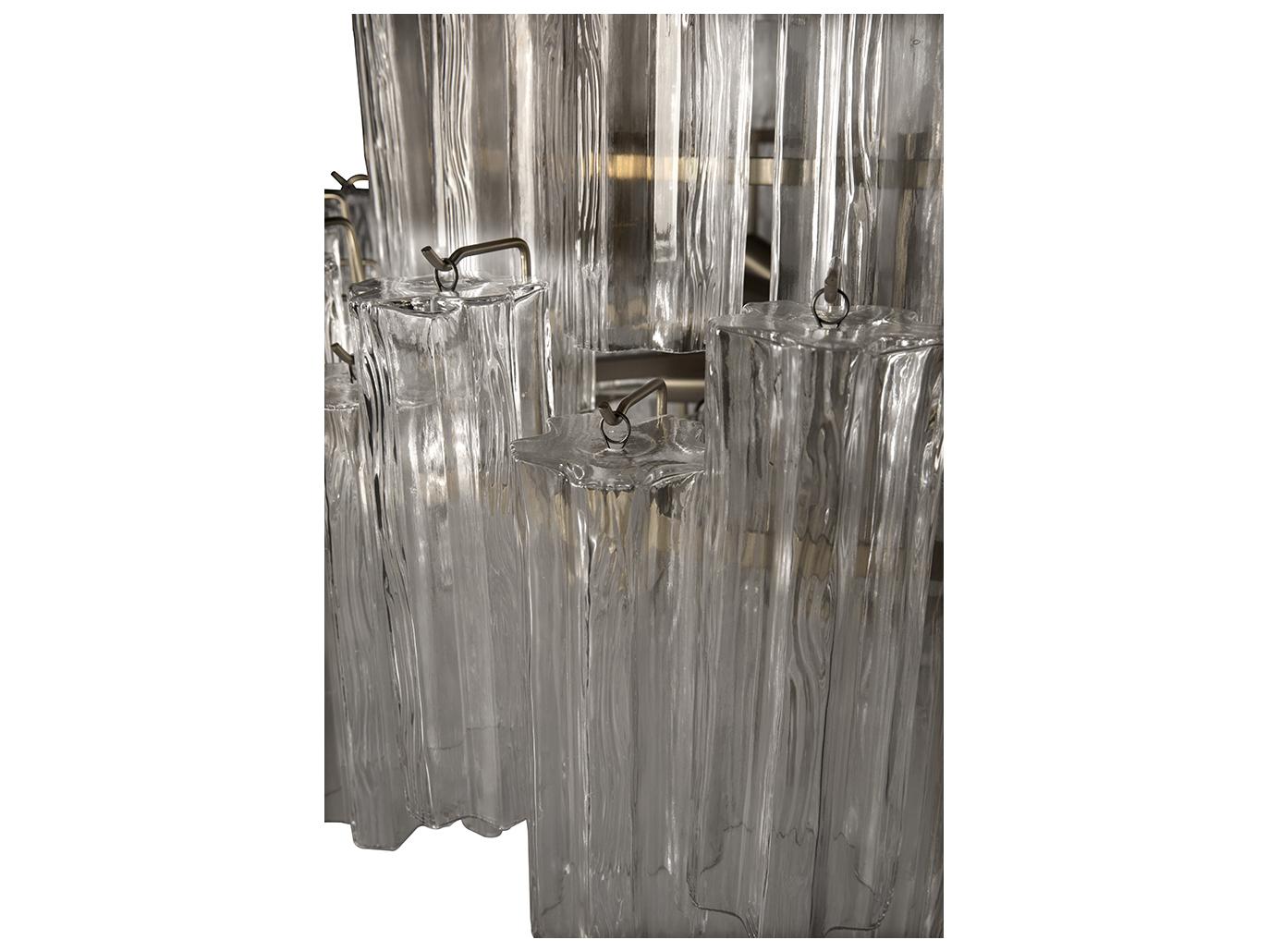 Noir Laurent 20-light Antique Brass Tiered Chandelier