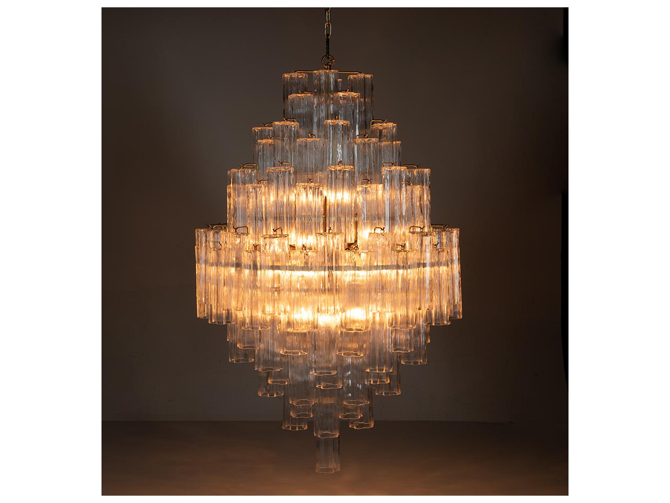 Noir Laurent 20-light Antique Brass Tiered Chandelier