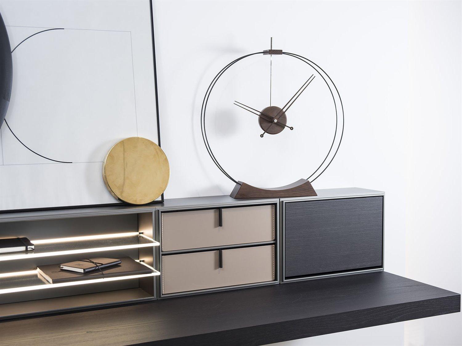 Nomon Aire Black Walnut Clock