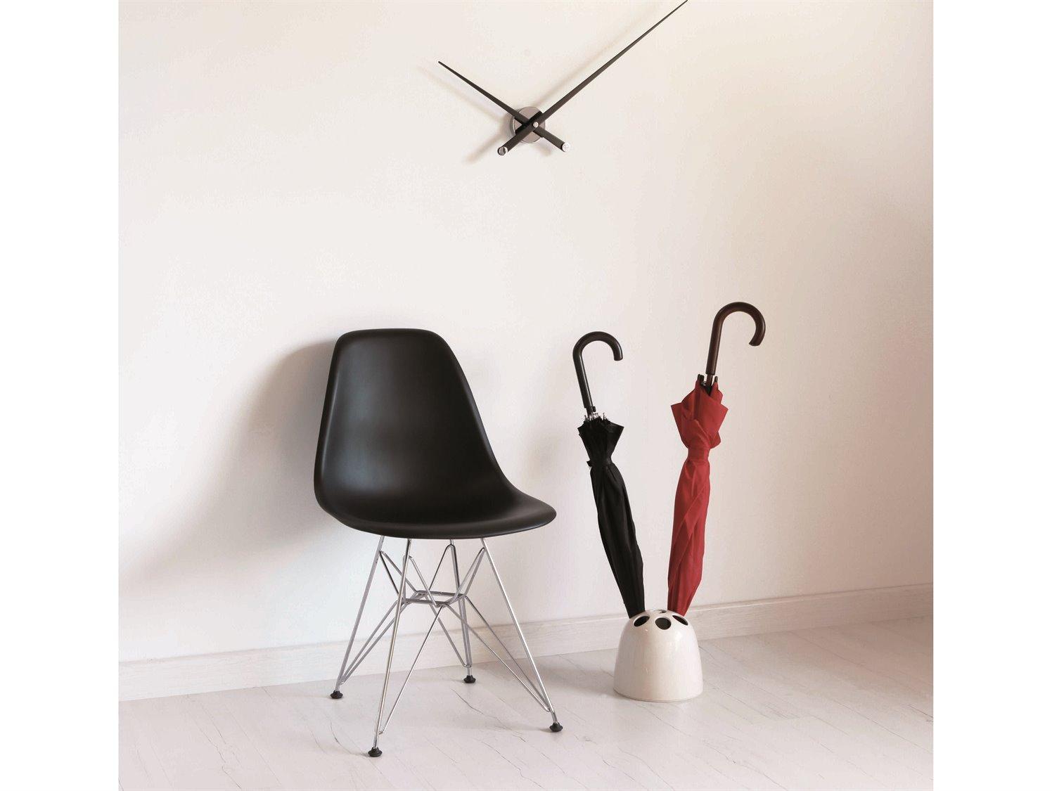 Nomon Axioma Mini Graphite Steel Walnut Wall Clock