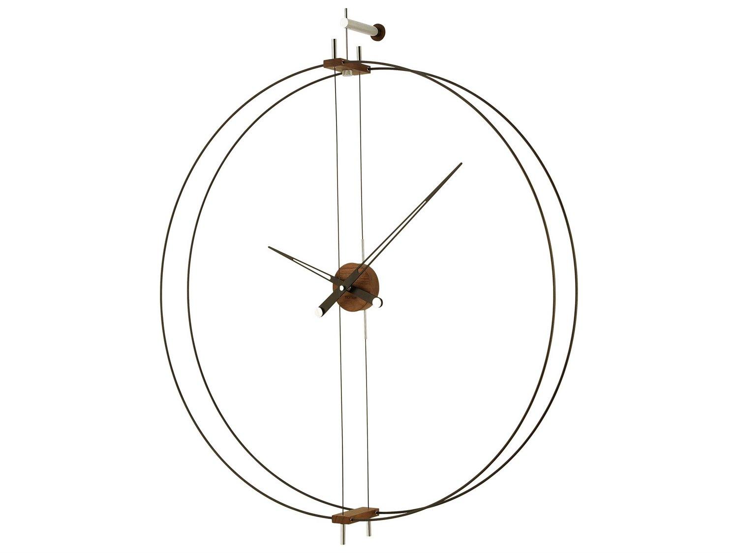Nomon Barcelona Black Walnut Wall Clock
