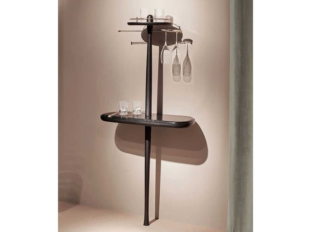 Nomon Ash Wood Black Sahara Noir Bar Cabinet