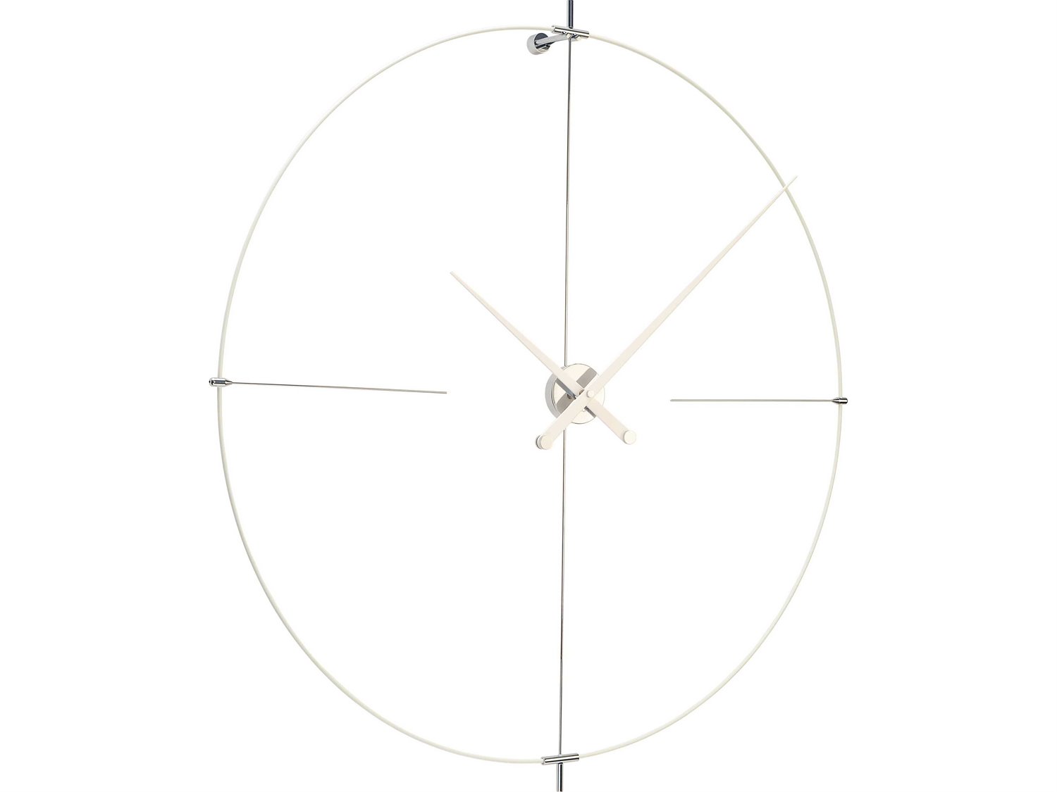 Nomon Bilbao White Wall Clock