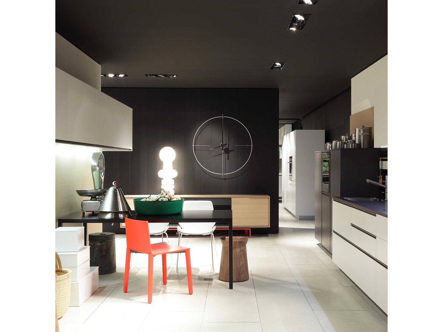 Nomon Bilbao White Black Wall Clock