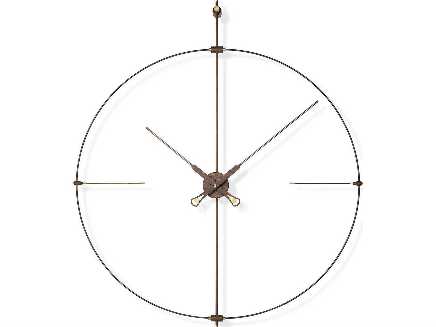 Nomon Bilbao Premium Black Walnut Wall Clock