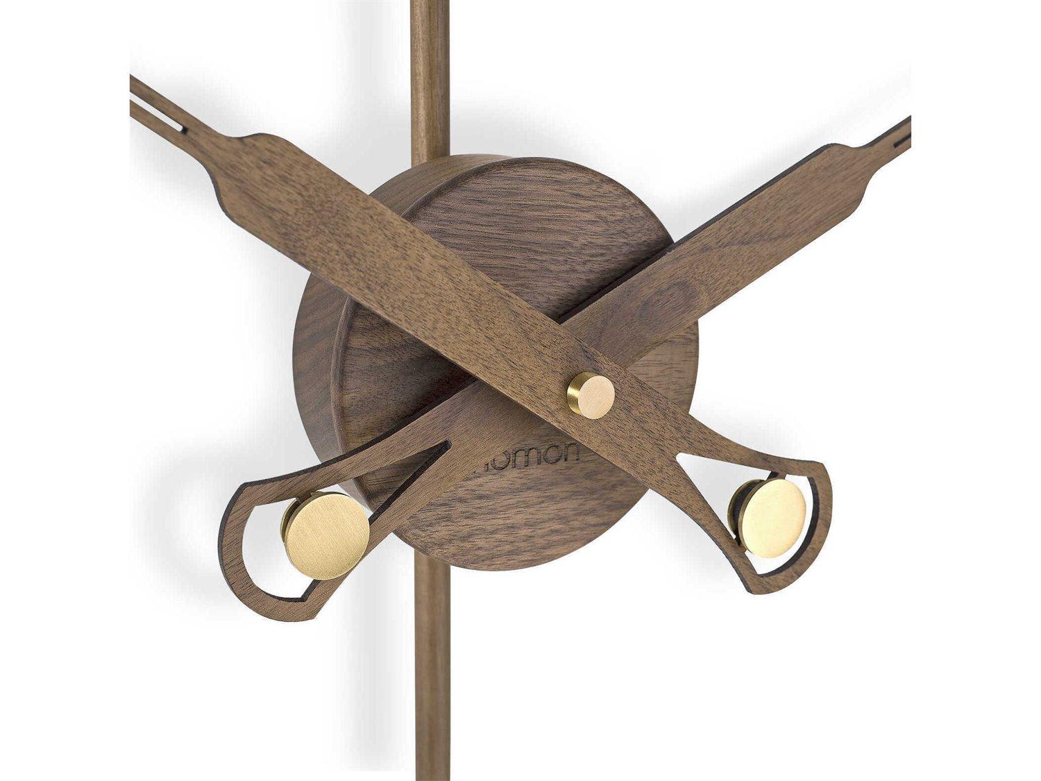 Nomon Bilbao Premium Black Walnut Wall Clock