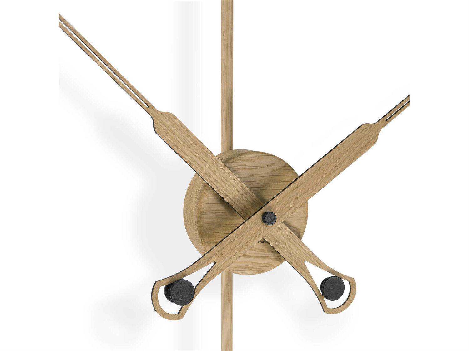 Nomon Bilbao Premium Black Oak Wall Clock