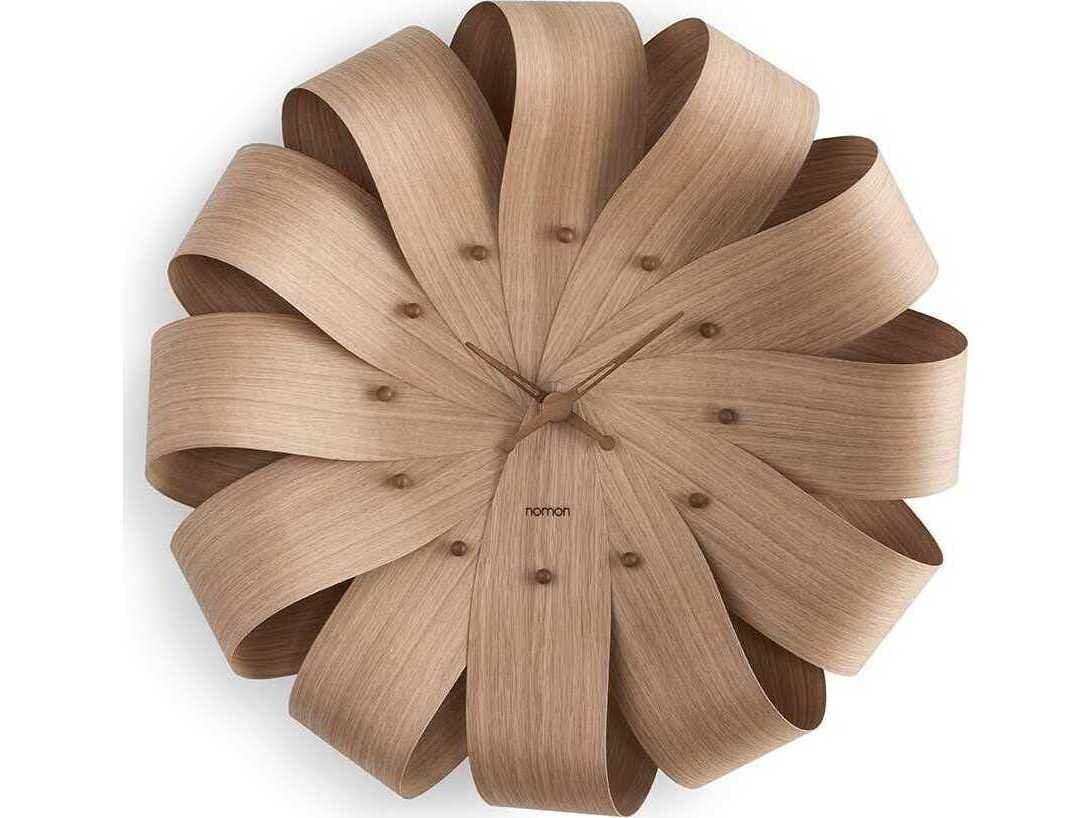 Nomon Brisa Oak  Wall Clock