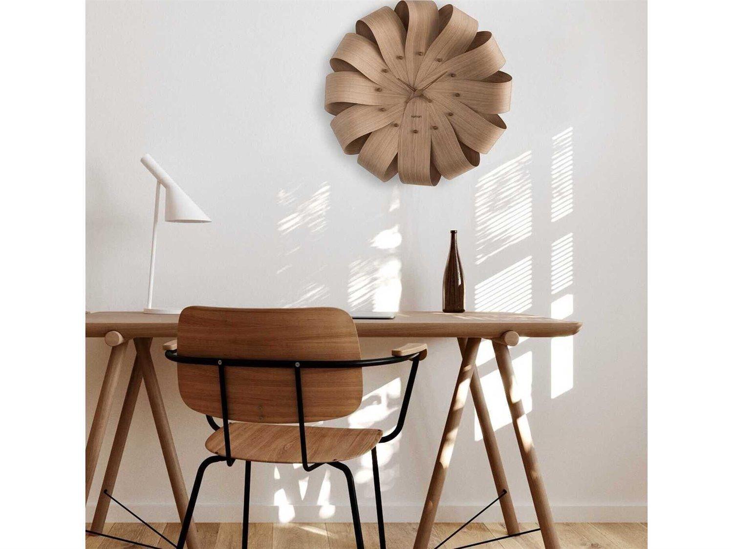 Nomon Brisa Oak  Wall Clock