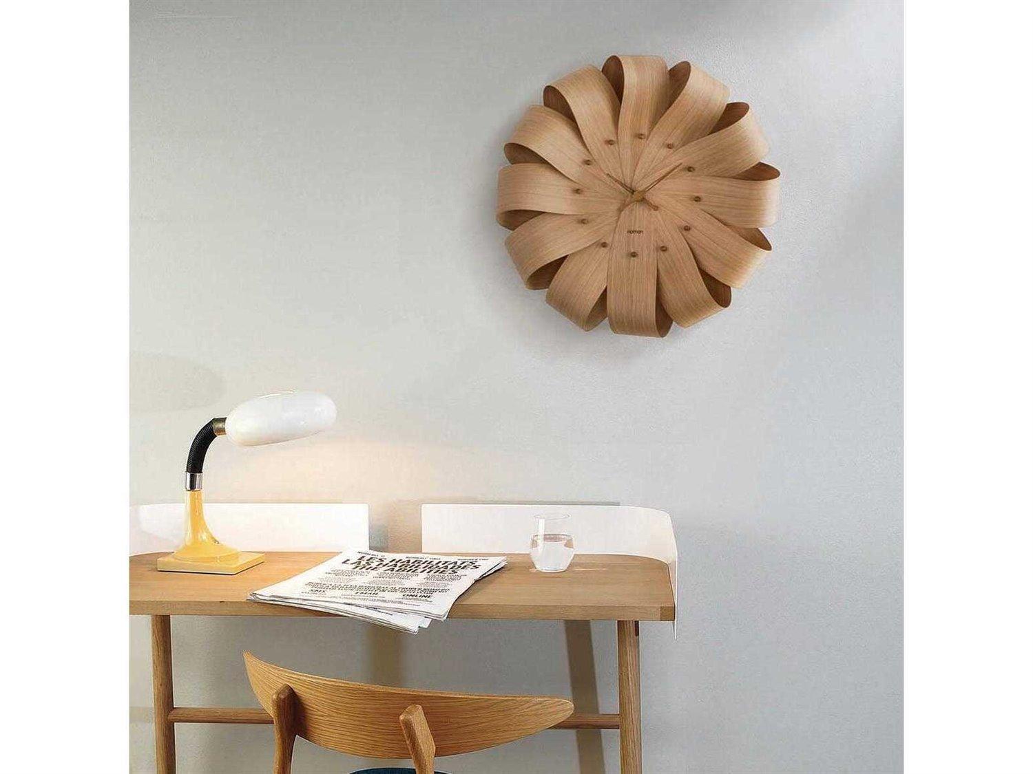 Nomon Brisa Oak  Wall Clock
