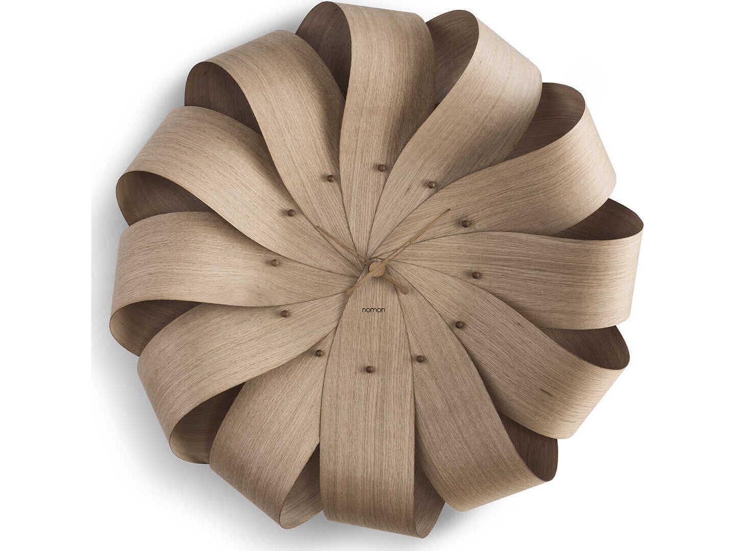 Nomon Brisa XL Oak  Wall Clock