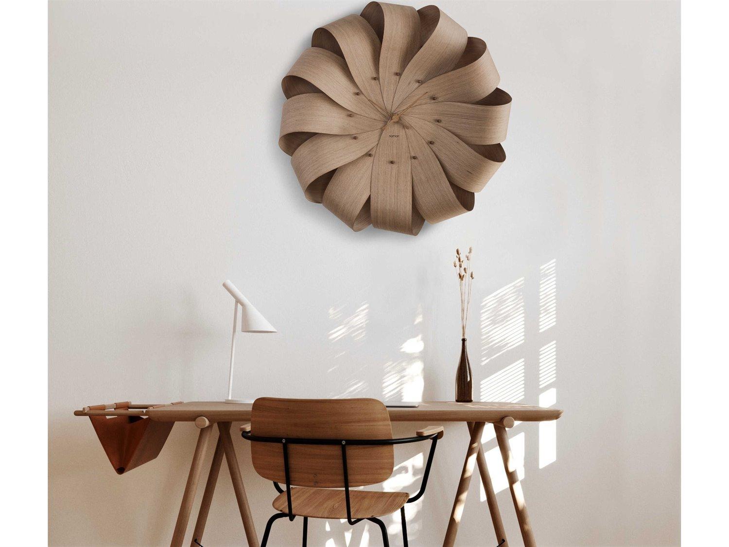 Nomon Brisa XL Oak  Wall Clock