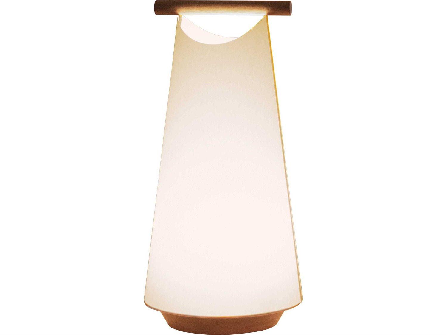 Nomon Catay Parchment Natural Walnut Brown Table Lamp