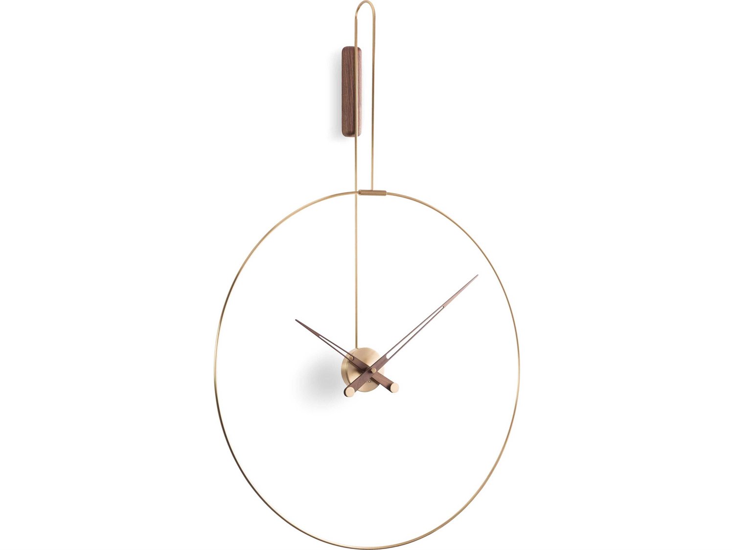 Nomon Daro Polished Brass Wall Clock
