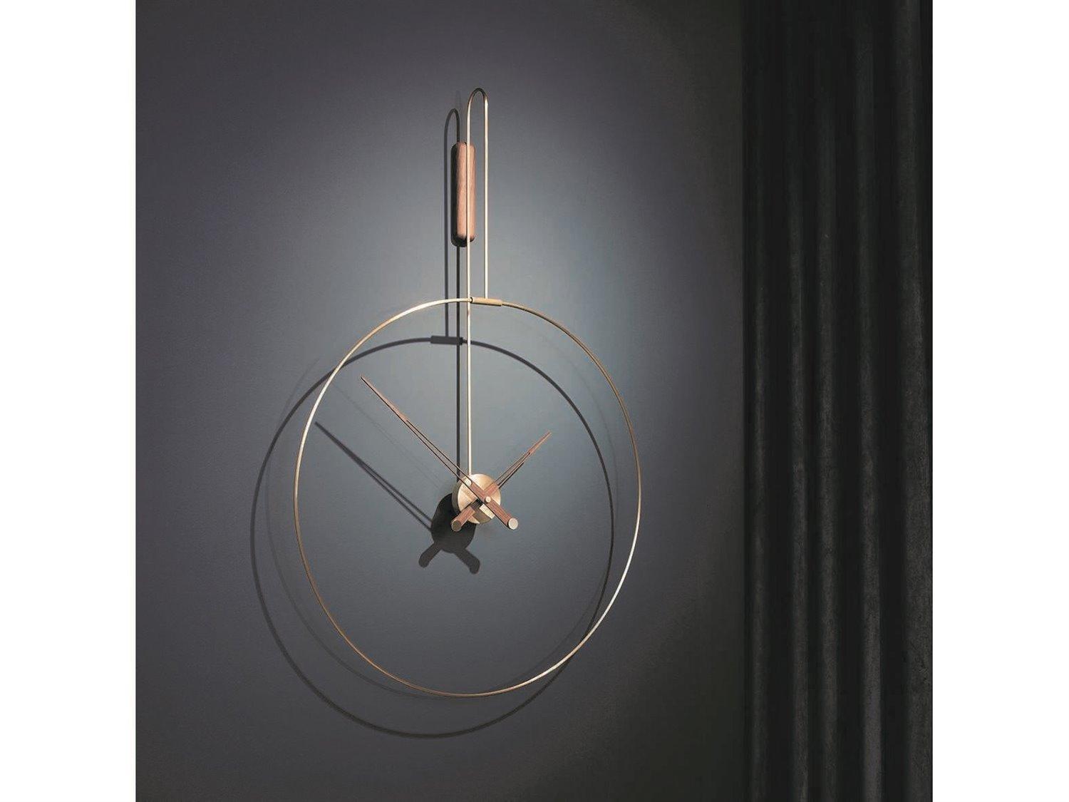 Nomon Daro Polished Brass Wall Clock