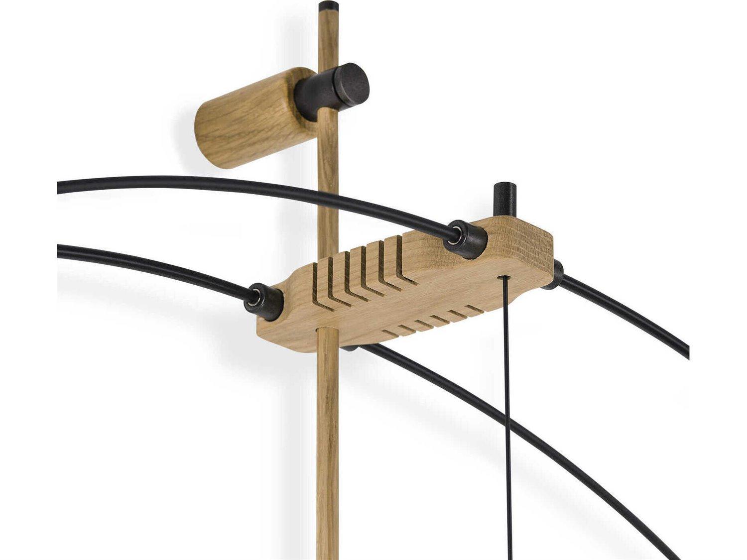 Nomon Delmori Black Oak Wall Clock