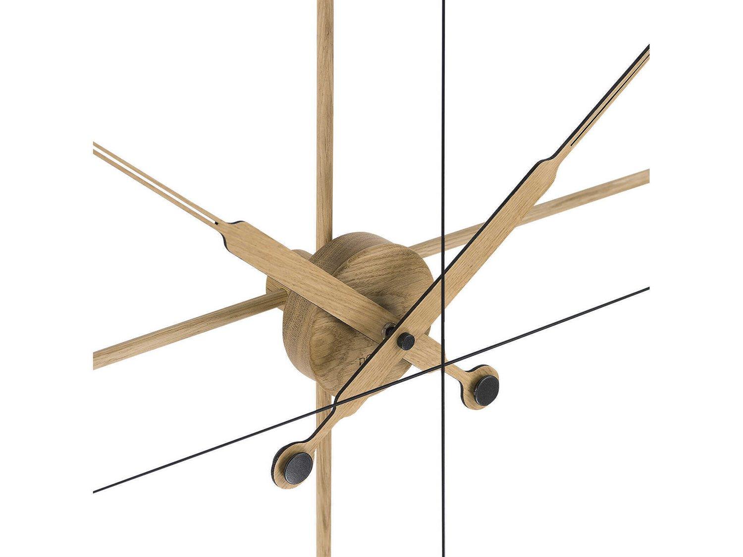 Nomon Delmori Black Oak Wall Clock